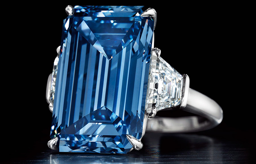 Самый дорогой голубой бриллиант