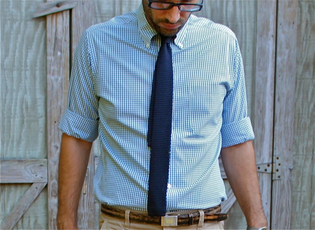 Man in shirt and tie
