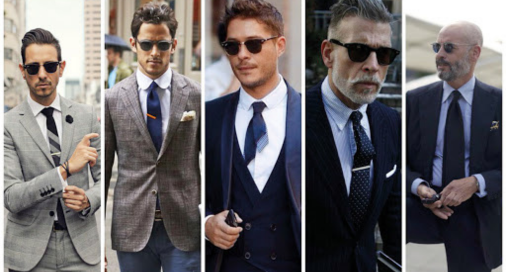 Men in suit and tie