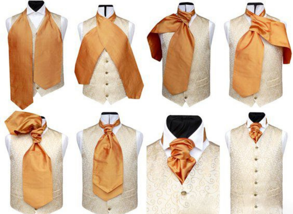 How to tie an ascot