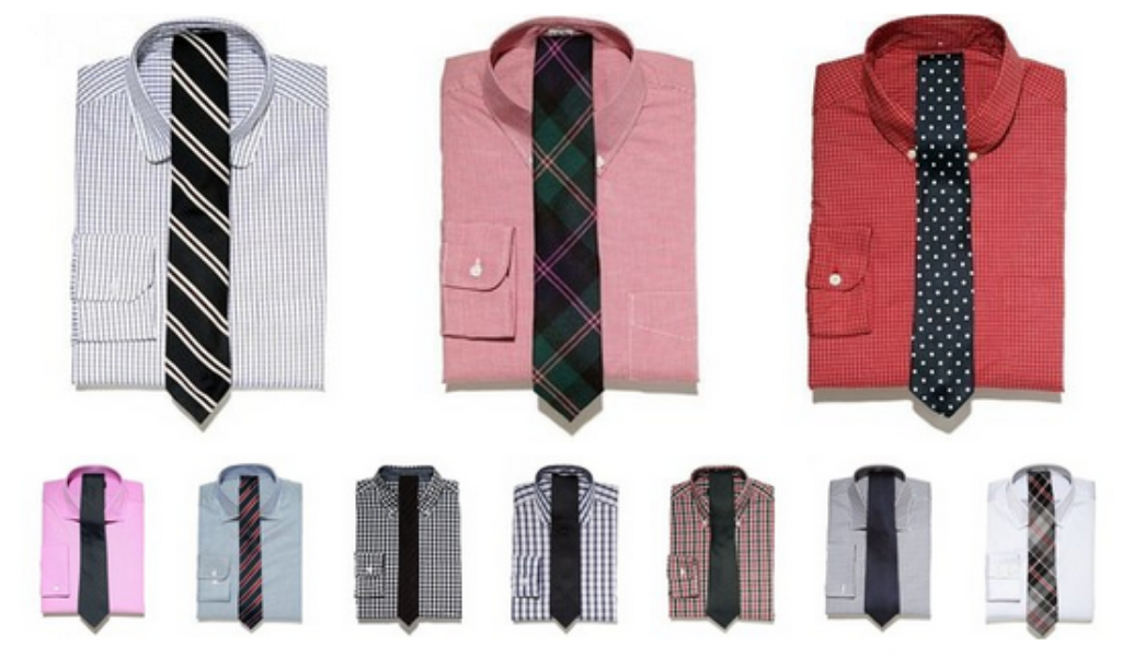 Shirts with tie