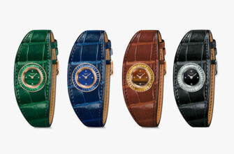 Четыре новых модели часов Faubourg Manchette Joaillerie от Hermès