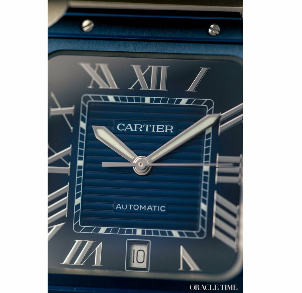 НЕскучная классика - Santos De Cartier в новой синей версии.. Как сделать спортивные часы из костюмных