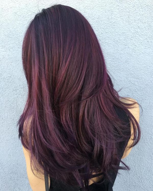 3 - Бордовый цвет волос: оттенки, фото, краска, как покраситься
