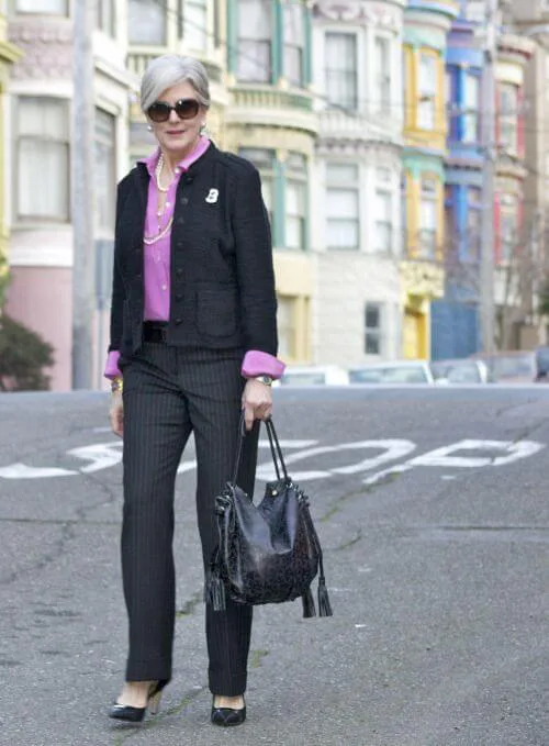 базовый гардероб для женщины 50 лет - офисный стиль