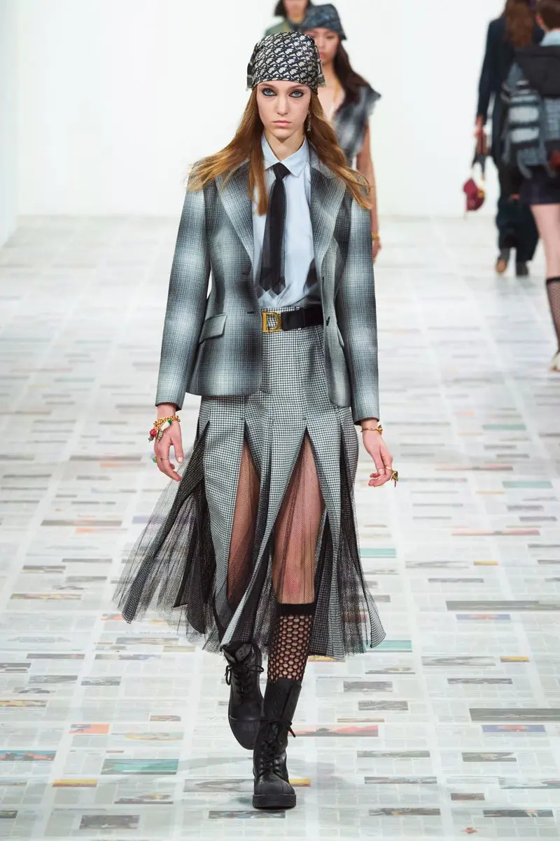 Модная юбка осень-зима из коллекции Christian Dior