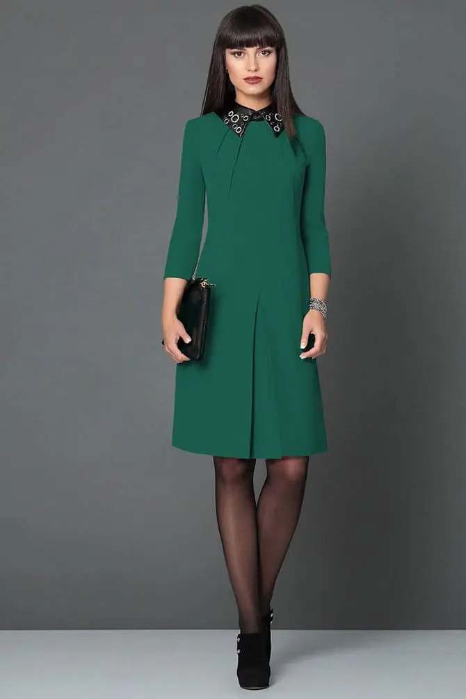 Как носить зеленые платья: модные и необычные образы 21