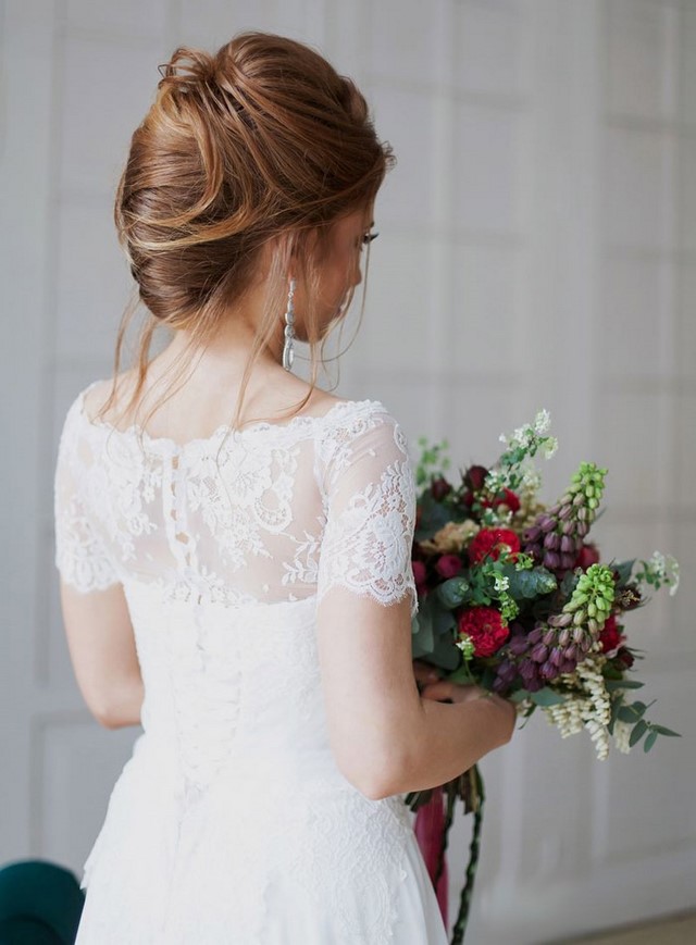 Красивые свадебные прически: 100 лучших фото идей