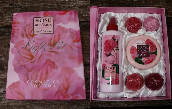 Подарочный набор косметики с эфирным маслом розы от Био Фарм, Болгария