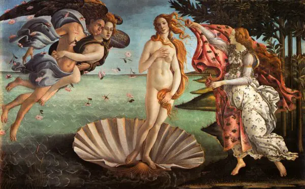 Картина Сандро Ботичелли «Рождение Венеры»