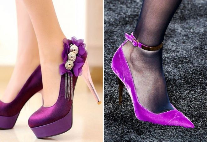 пурпурные туфли