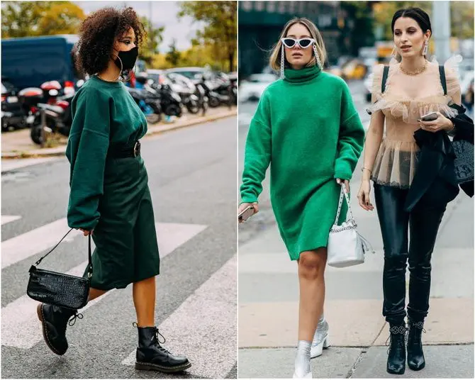 С чем носить зеленый цвет: фото и модные тенденции года 32