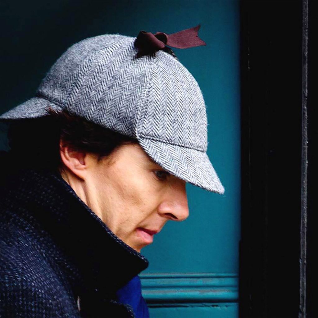 Мужская кепка Шерлока Холмса