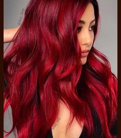 red - Бордовый цвет волос: оттенки, фото, краска, как покраситься