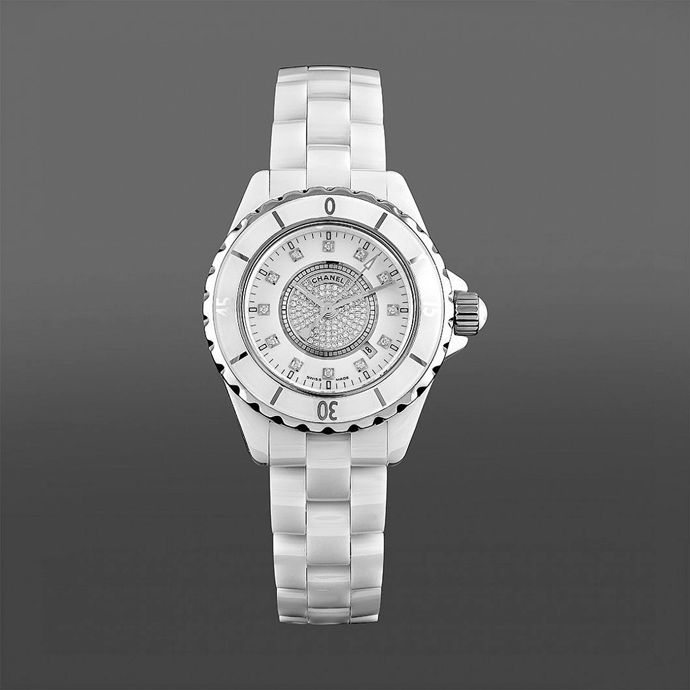 Часы Chanel J12 Pave Quartz