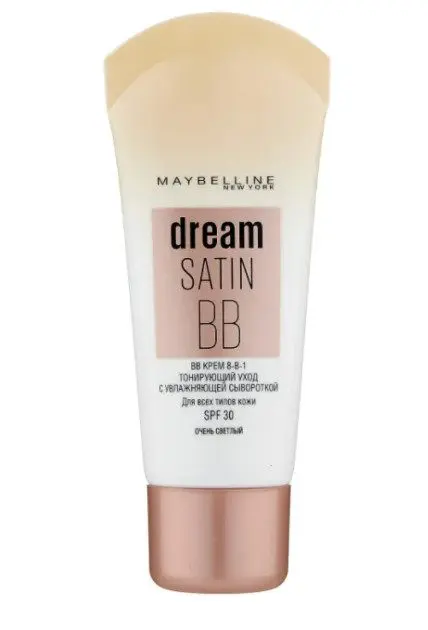 TOP-3 среди лучших тональных кремов для жирной и комбинированной кожи Maybelline New York BB Dream Satin