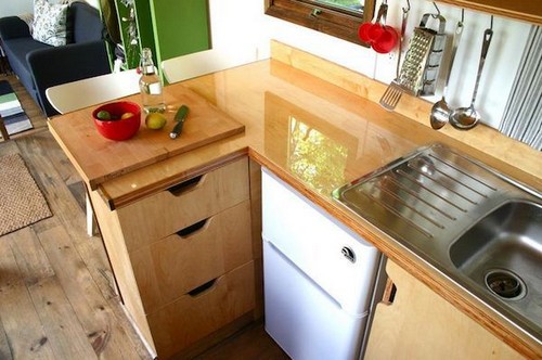 современный дизайн маленькой кухни фото