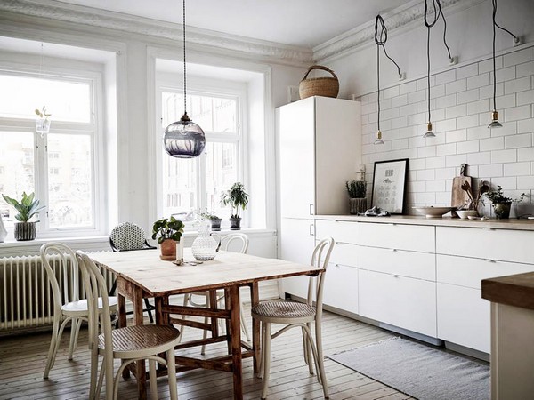 кухни в скандинавском стиле интерьере фото