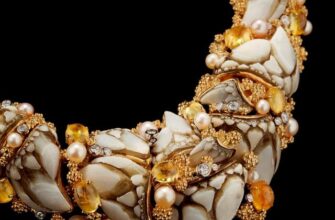 Жильбер Альбер — первый ювелир, сочетающий драгоценные металлы с необычными материалами: метеоритами, панцирями жуков и даже окаменелостями...