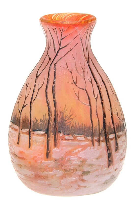 Сегодня эти прекрасные стеклянные вазы не только порадуют моего читателя прелестью цветочных и природных узоров, но и поведают невероятную историю о том: Пейзажи на вазах ⏩ Несомненно, Франсуа-Теодор-2