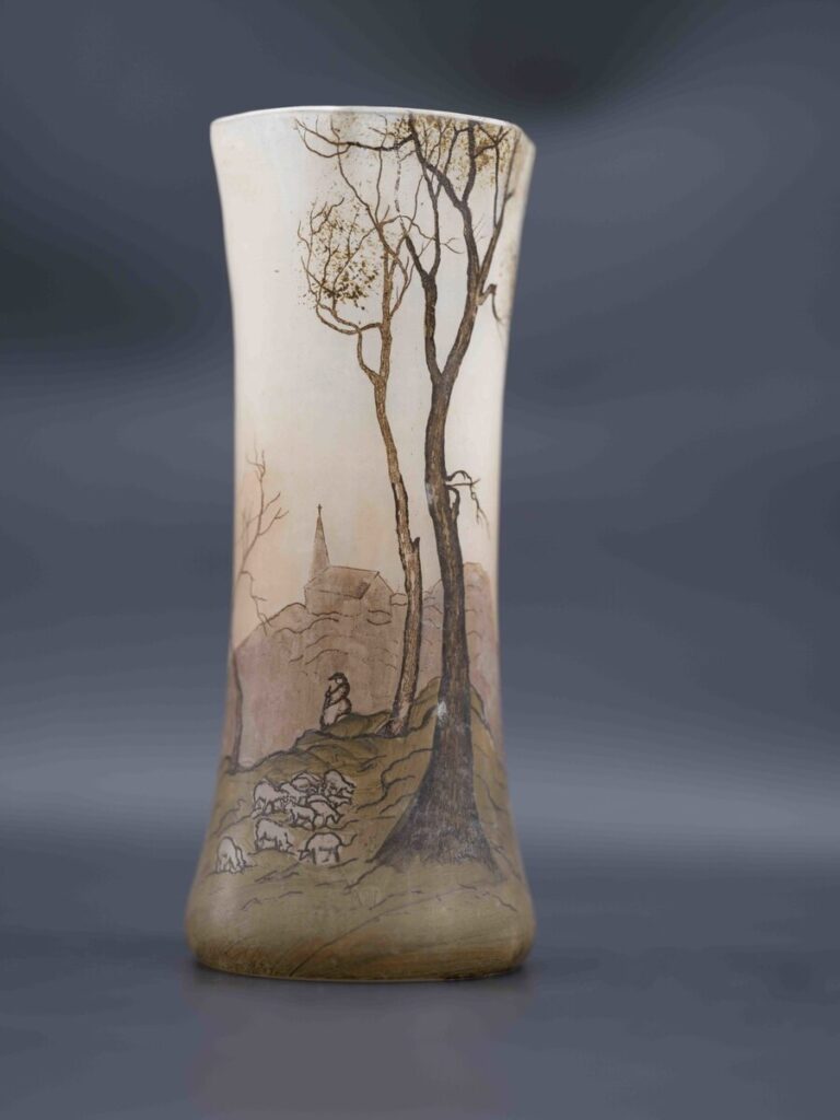 Сегодня эти прекрасные стеклянные вазы не только порадуют моего читателя прелестью цветочных и природных узоров, но и поведают невероятную историю о том: Пейзажи на вазах ⏩ Несомненно, Франсуа-Теодор-2-3